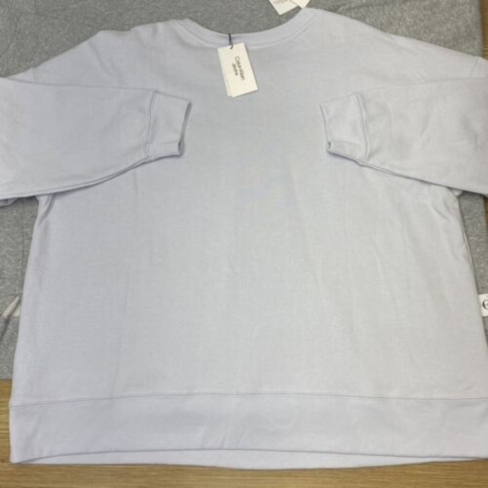 CK Calvin Klein Jeans Sweater Lot of 2 Womens 2X Fleece Pullover Sweatshirt NWT - Picture 6 of 16